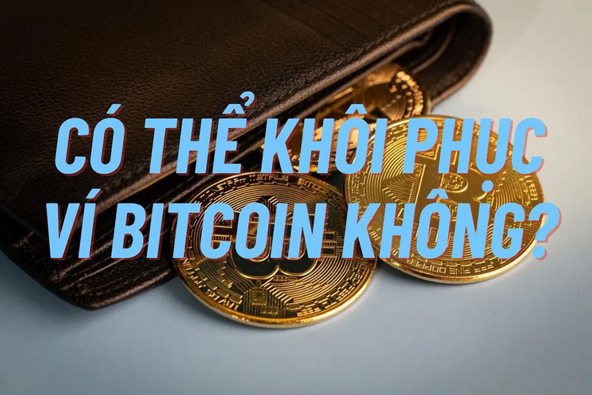 Có thể khôi phục ví Bitcoin không?